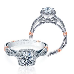 Verragio Parisian-106CU Platinum Engagement Ring