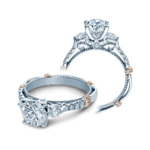 Verragio Parisian-DL-124R Platinum Engagement Ring