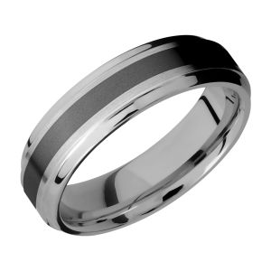 Lashbrook PF6B13(S)/ZIRCONIUM Titanium Wedding Ring or Band