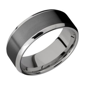 Lashbrook PF8B16(NS)/ZIRCONIUM Titanium Wedding Ring or Band