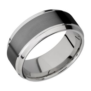 Lashbrook PF9B16(S)/ZIRCONIUM Titanium Wedding Ring or Band