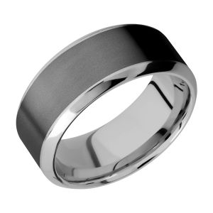 Lashbrook PF9HB16/ZIRCONIUM Titanium Wedding Ring or Band