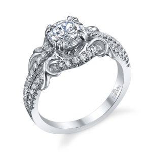Parade Lyria Bridal R2952 Platinum Diamond Engagement Ring