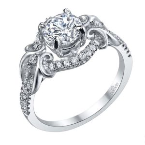 Parade Lyria Bridal R2954 Platinum Diamond Engagement Ring