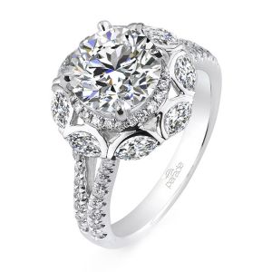 Parade Hemera Bridal R3008 Platinum Diamond Engagement Ring