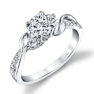 Parade Lyria Bridal R3121 Platinum Diamond Engagement Ring