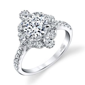 Parade Hemera Bridal R3205 Platinum Diamond Engagement Ring