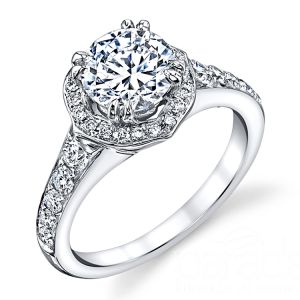 Parade Hemera Bridal R3238 Platinum Diamond Engagement Ring