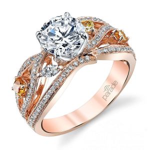 Parade Reverie Bridal R3296 Platinum Diamond Engagement Ring