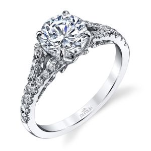 Parade New Classic R3322 Platinum Diamond Engagement Ring