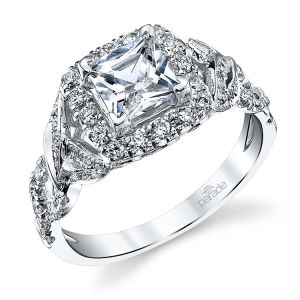 Parade Lyria Bridal R3323 Platinum Diamond Engagement Ring