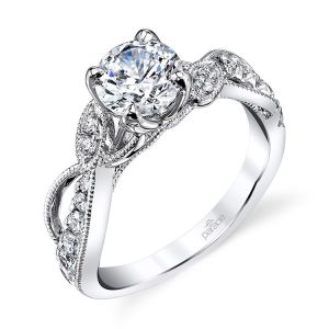 Parade Lyria Bridal Platinum Diamond Engagement Ring R3521