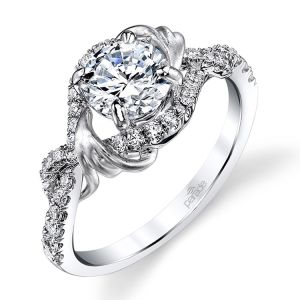 Parade Lyria Bridal Platinum Diamond Engagement Ring R3533