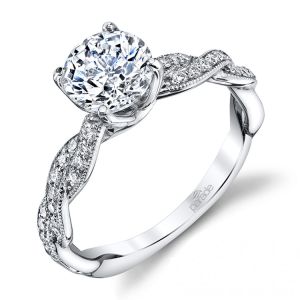 Parade Hemera Bridal R3568B 14 Karat Diamond Engagement Ring