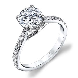 Parade New Classic R3671B Platinum Diamond Engagement Ring