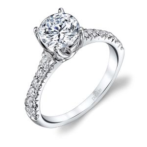 Parade New Classic Platinum Diamond Engagement Ring R3708
