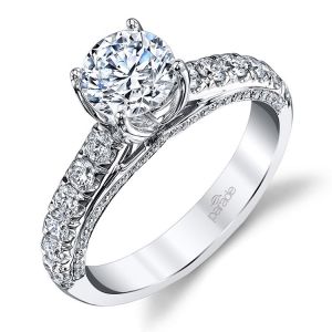 Parade New Classic Platinum Diamond Engagement Ring R3730