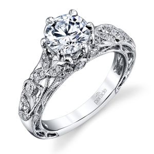 Parade Lyria Bridal R3735 Platinum Diamond Engagement Ring