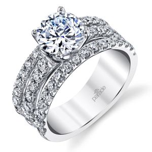 Parade Hemera Bridal Platinum Diamond Engagement Ring R3741