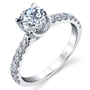 Parade New Classic Platinum Diamond Engagement Ring R3812