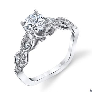 Parade Hemera Bridal 14 Karat Diamond Engagement Ring R3855B