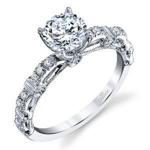 Parade Hemera Bridal Platinum Diamond Engagement Ring R3877