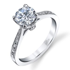 Parade New Classic Platinum Diamond Engagement Ring R3929