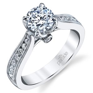 Parade New Classic Platinum Diamond Engagement Ring R3932