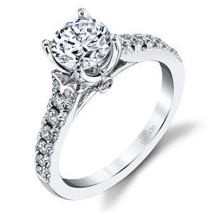 Parade New Classic Platinum Diamond Engagement Ring R3935