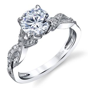 Parade Hemera Bridal Platinum Diamond Engagement Ring R3967