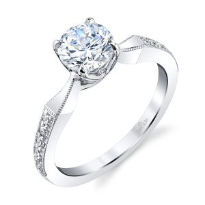 Parade New Classic Bridal R4115 Platinum Diamond Engagement Ring