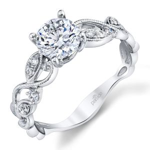 Parade Lyria Bridal R4295 Platinum Diamond Engagement Ring