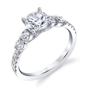 Parade New Classic Bridal R4334 Platinum Diamond Engagement Ring
