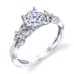 Parade Lyria Bridal R4496 Platinum Diamond Engagement Ring