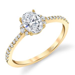 Parade New Classic Platinum Diamond Engagement Ring R4684