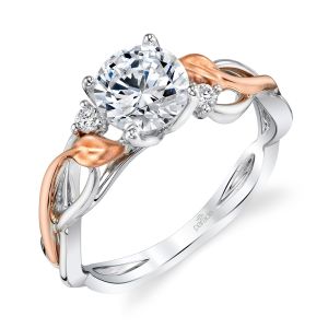Parade Lyria Bridal Platinum Two-Tone Diamond Engagement Ring R4693