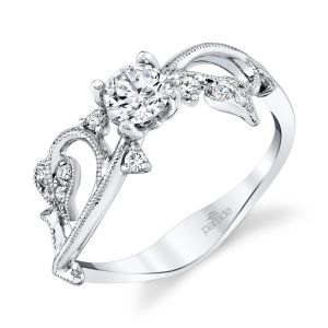 Parade Lyria Bridal Platinum Diamond Engagement Ring R4786