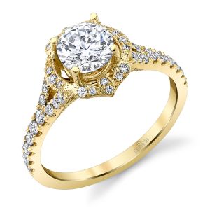 Parade Hera Bridal Platinum Diamond Engagement Ring R4964