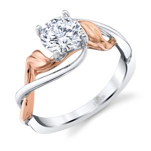 Parade Lyria Bridal Platinum Two-Tone Diamond Engagement Ring R4992