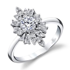 Parade Hera Bridal Platinum Diamond Engagement Ring R5003