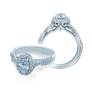Verragio Renaissance-918OV 14 Karat Diamond Engagement Ring