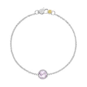 SB16713 Tacori Lilac Blossoms Petite Floating Bezel Bracelet