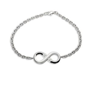 Steven Kretchmer - Small Infinity Charm Tension Set Bracelet