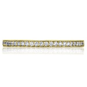 Tacori 2649-15B12Y 18 Karat Sculpted Crescent Diamond Wedding Band