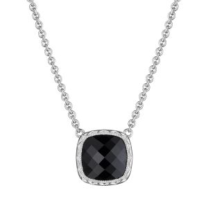 Tacori SN23219 Cushion Gem Necklace with Black Onyx