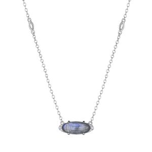 Tacori SN23346 Solitaire Oval Gem Necklace with Labradorite