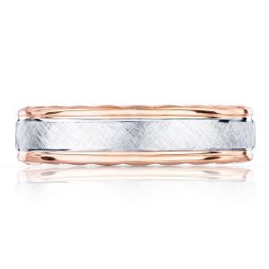 135-6RWB Platinum Tacori Sculpted Crescent Wedding Ring