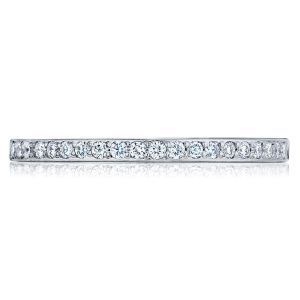 252612 Platinum Tacori Ribbon Diamond Wedding Ring