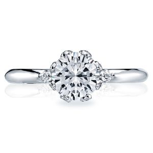 Tacori Platinum Simply Tacori Solitaire Engagement Ring 2535RD65