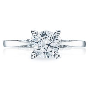 Tacori Platinum Simply Tacori Solitaire Engagement Ring 2584RD65